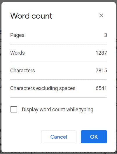 How to Find Word Count in Google Docs