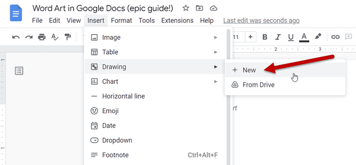 How to Add Word Art to Google Docs