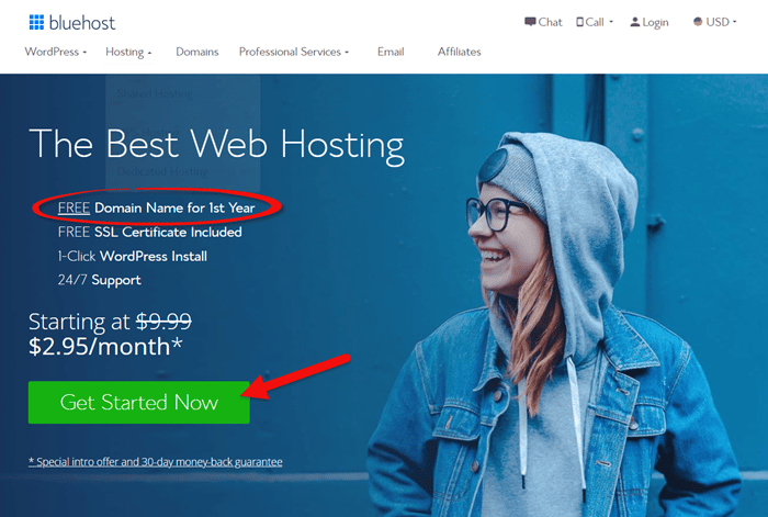 Registering Your Email's Business Domain with Bluehost Instead of Google