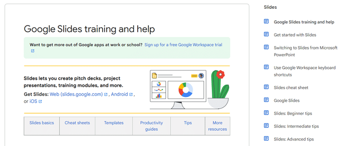 Google Slides Training and Help