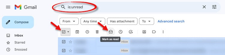 How to Mark All Gmail Messages as Read
