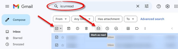 How to Mark All Gmail Messages as Read